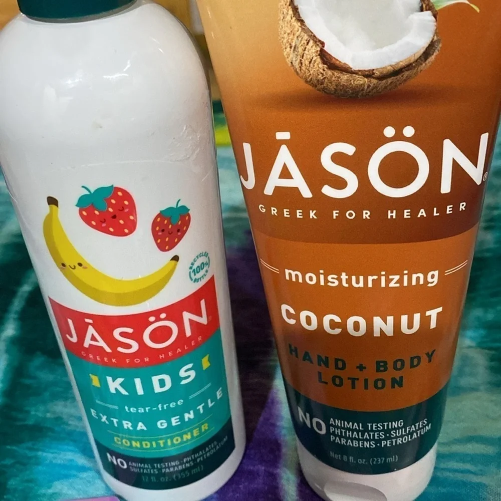 Jason Hair & Body Bundle Coconut Lotion Hair Accessories Kid’s Conditioner
